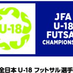 JFA 第10回全日本U-18フットサル選手権大会 大阪府大会